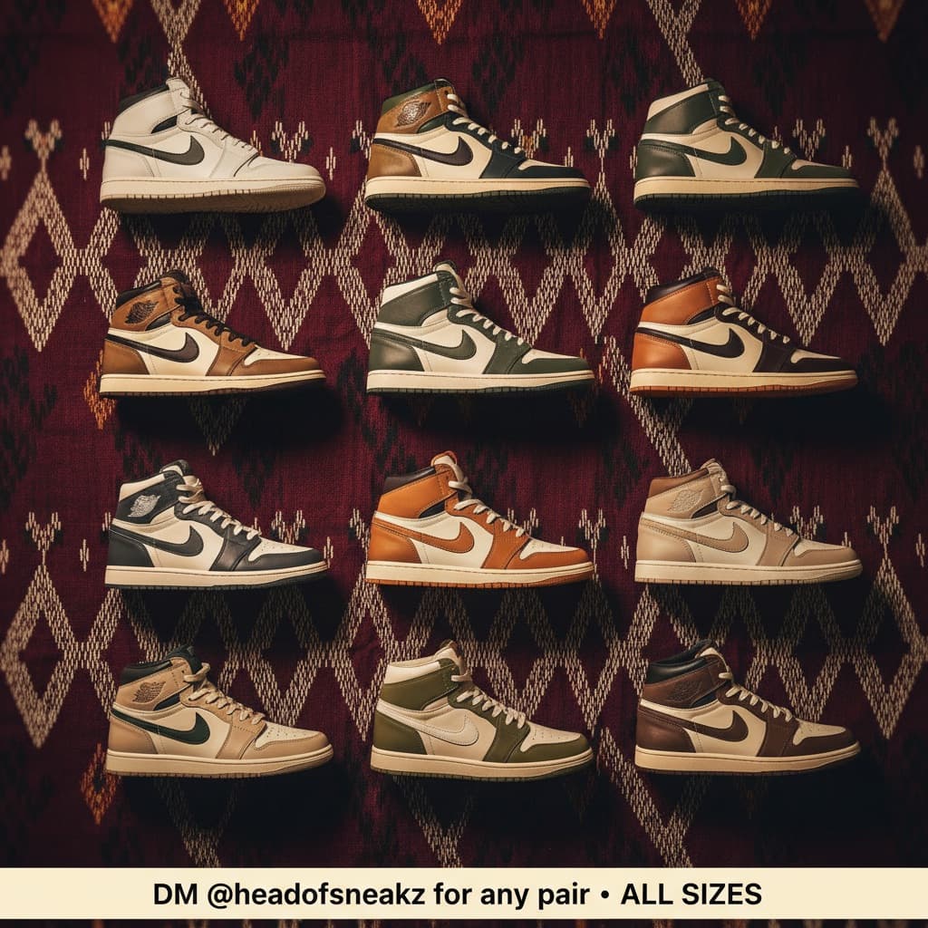 The Head Jordan 1 sneaker drop grid